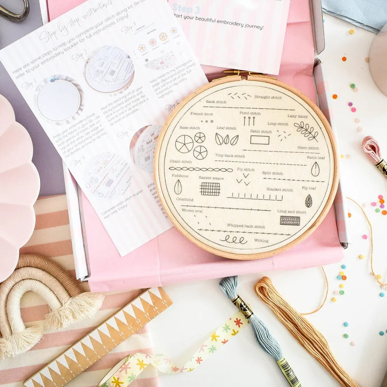 Stitch & Learn - Embroidery Kits