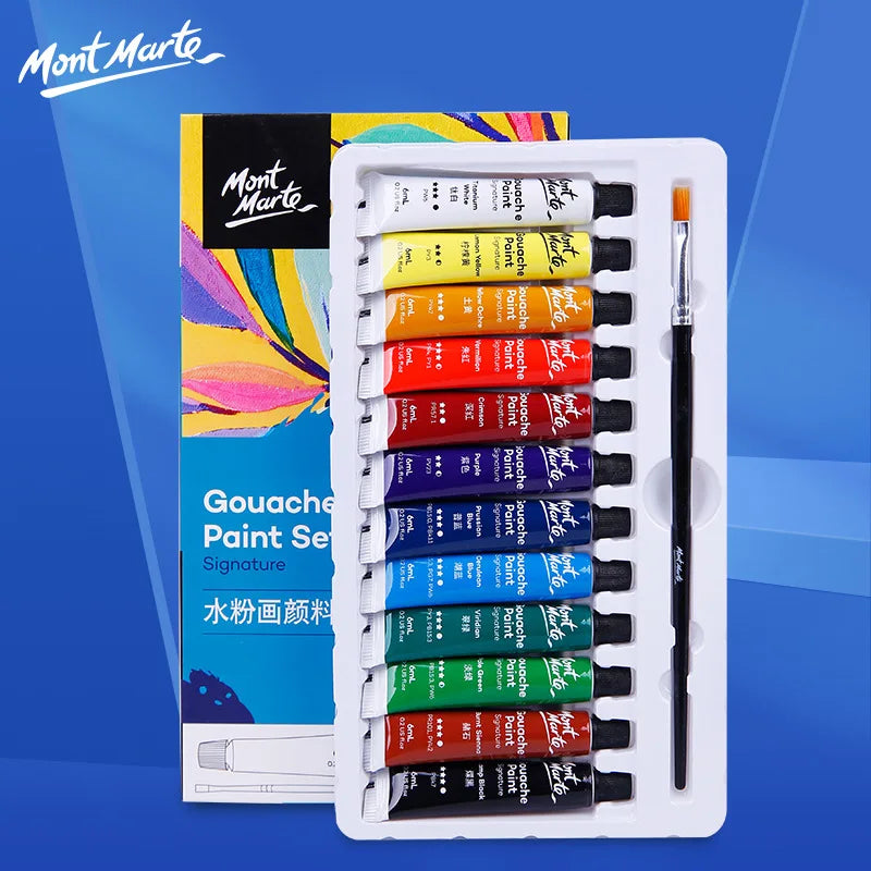 ColorMuse - 12 Gouache Paint Tubes