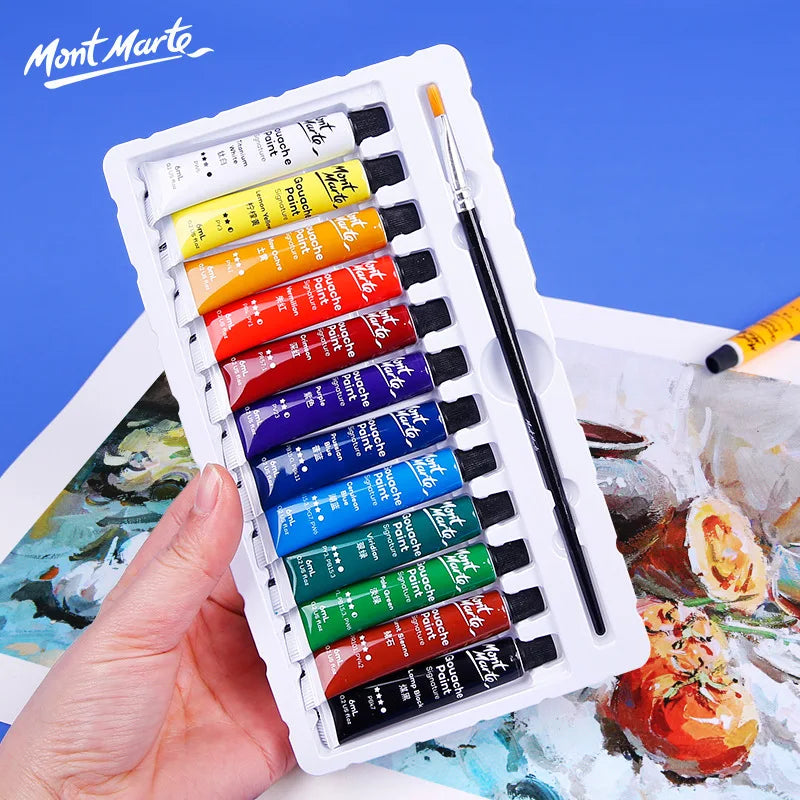 ColorMuse - 12 Gouache Paint Tubes