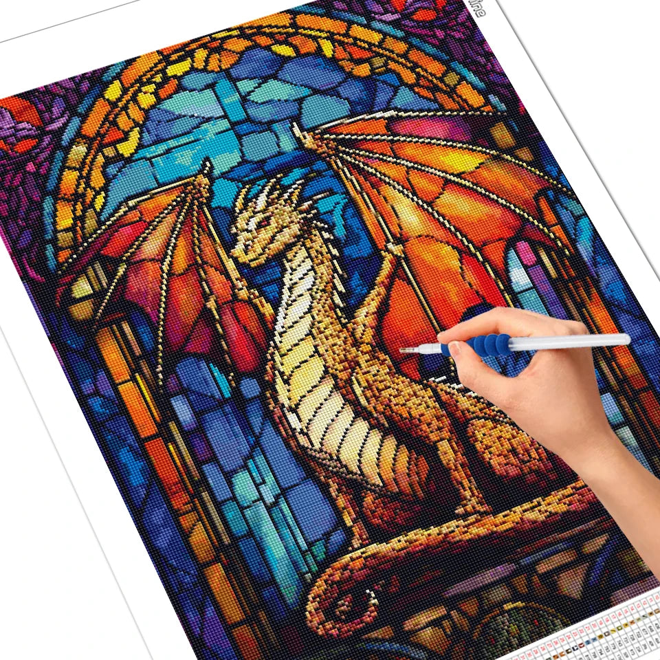 EverShine - Dragon Mosaic Diamond Painting