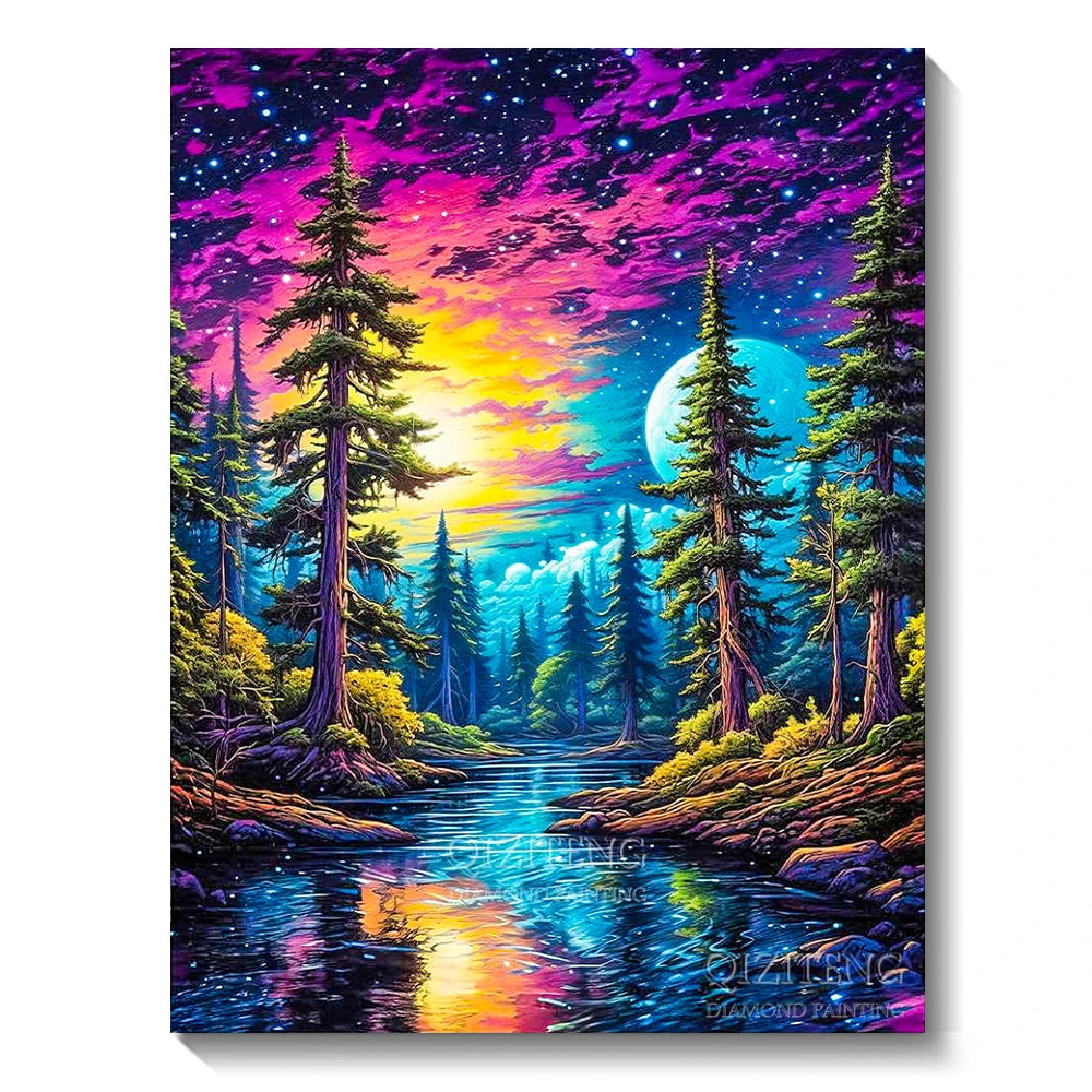 AuroraGlow - 5D Diamond Painting Kit