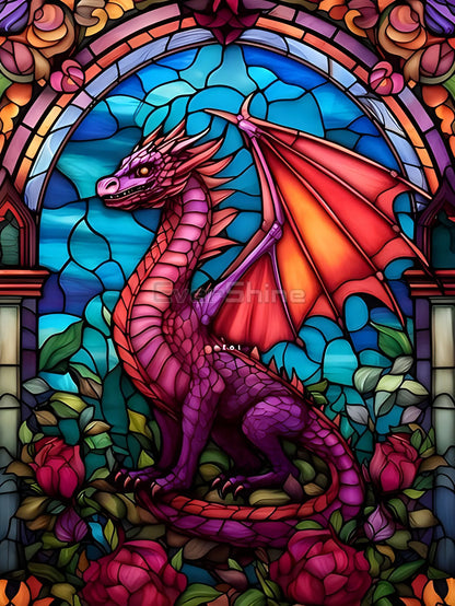 EverShine - Dragon Mosaic Diamond Painting